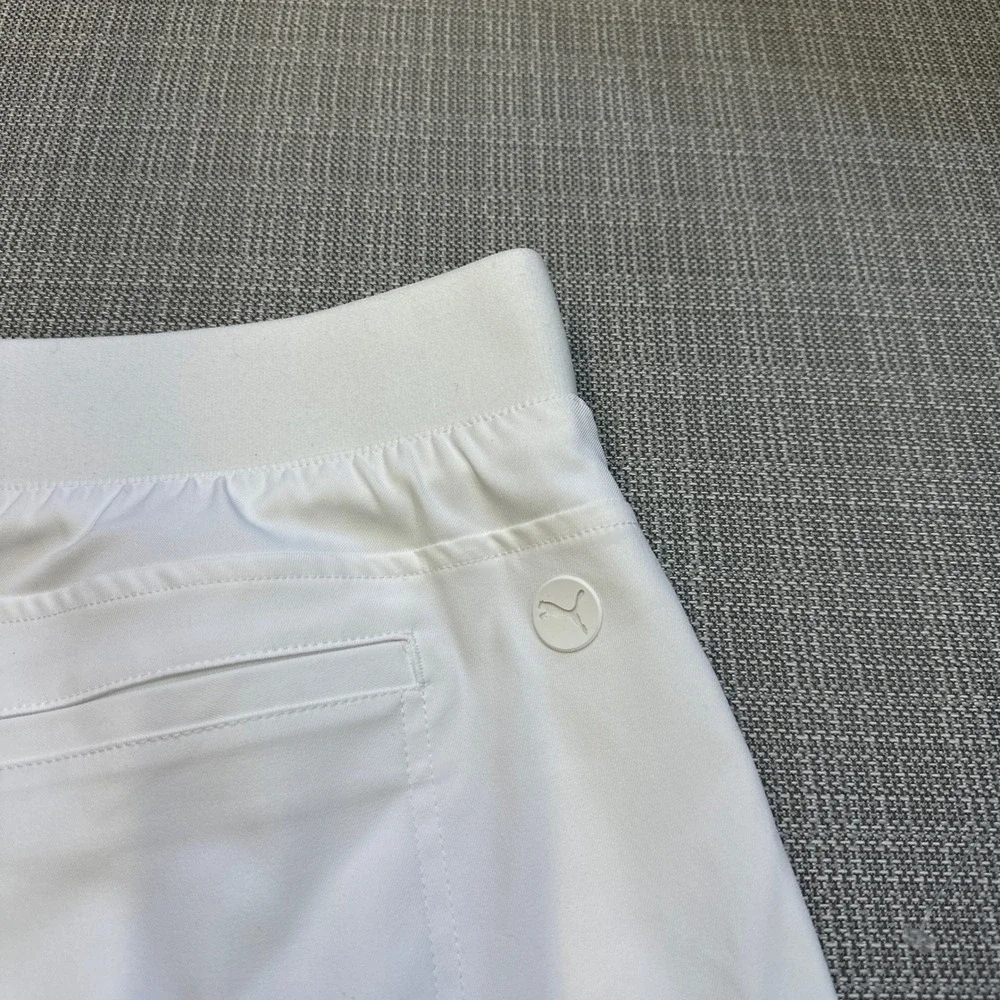 Puma Golf Shorts Womens XL White Performance Athletic Pockets Pickleball